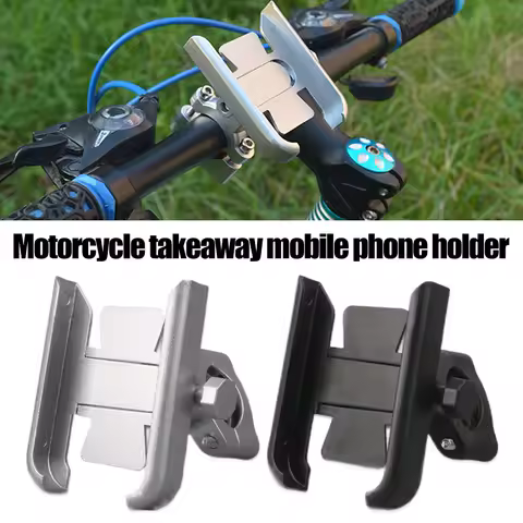 Motorcycle Aluminum Alloy Bicycle Mobile Phone Holder Electric Vehicle Navigation Holder Special Motorcycle Riding Holder