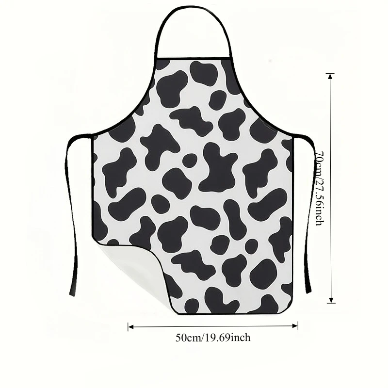 Cow Style Apron, Practical & Stain-Resistant, Kitchen & Household Work Apron