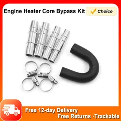 Engine Heater Cores Bypass Kit with 5/8'' 3/4'' Hose Compatible with Most Common Heater Hoses Engine Heater Coress Bypass Kit