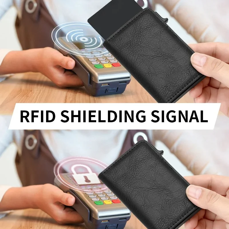 RFID Blocking Aluminum Pop-Up - Index Card Holder 评论和价格