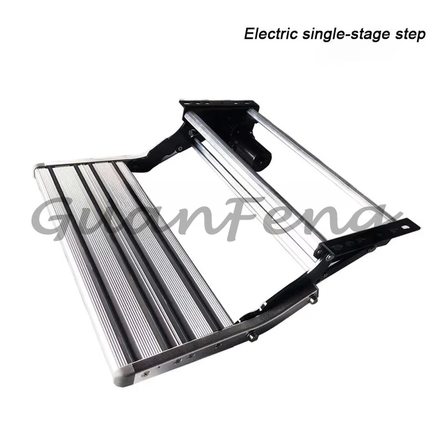 Aluminum Alloy RV Manual Pull-out Folding Step Retractable Pedal for Camper Van & Caravan