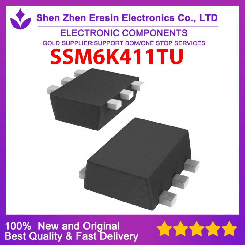 Free shipping  10PCS/LOT   SSM6K411TU  SOT23-6      New and original