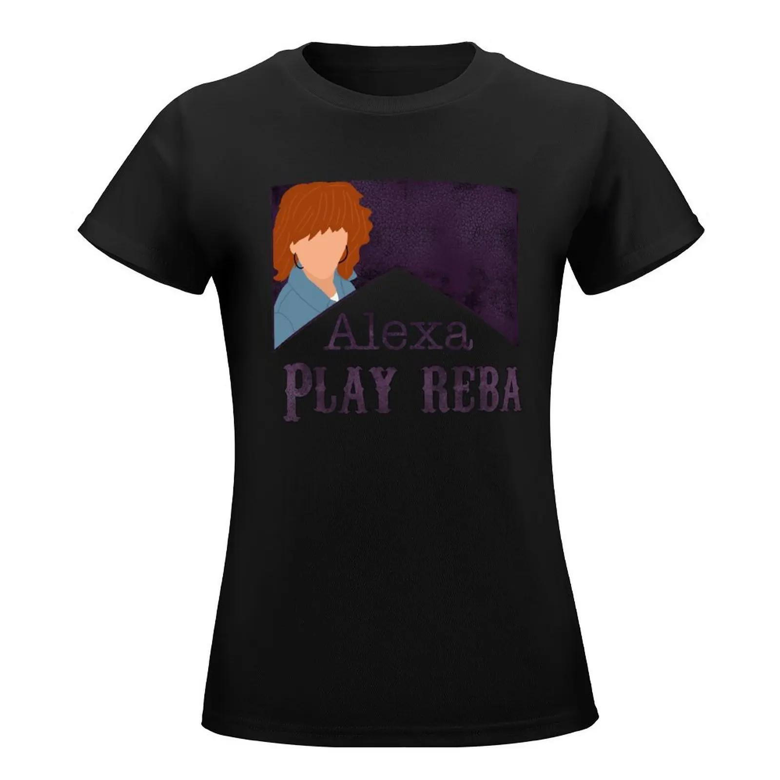 Play Reba T-Shirt aesthetic clothes Short sleeve tee Women's t-shirt