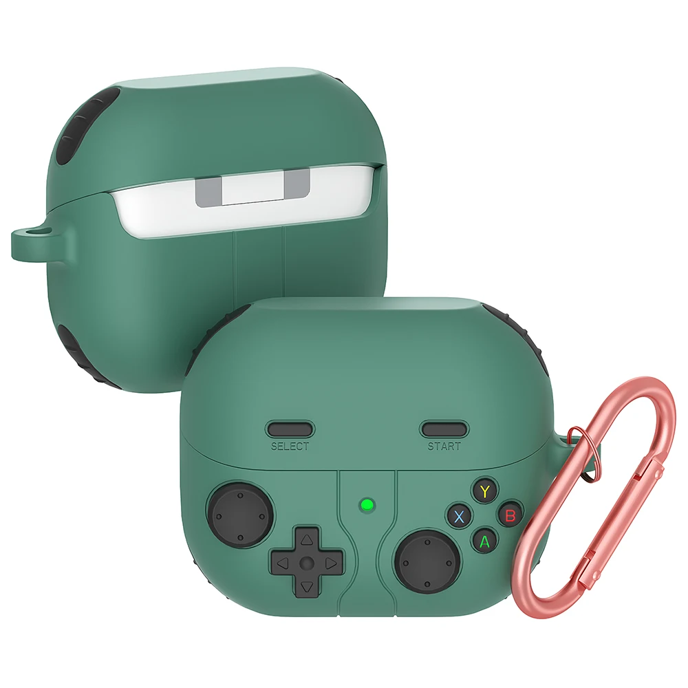 Custodia per auricolari antiurto per console di gioco simpatico cartone animato per Samsung Galaxy Buds 3 Pro Buds3 3Pro Custodia morbida Shell Coque Bag Grigio Rosa