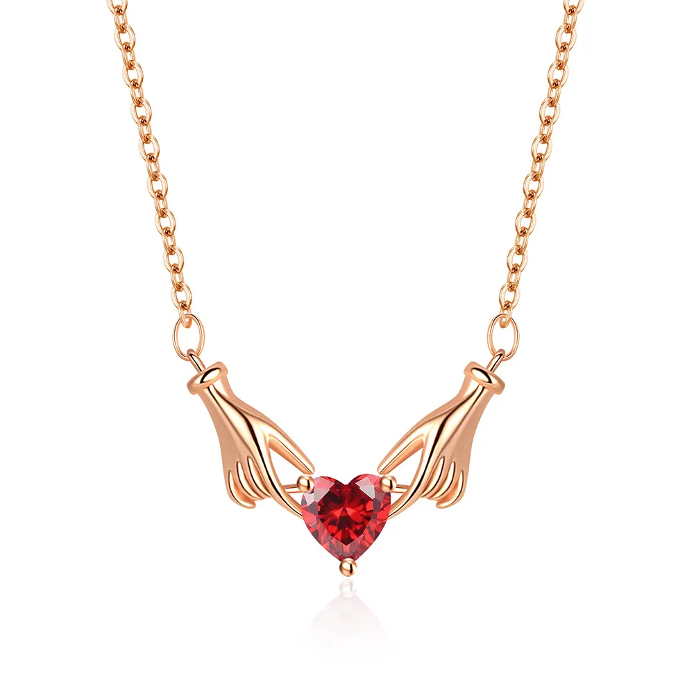 

Стерлингового Серебра 925, модный тренд, жест, биксин, любовь, циркон, кулон, ожерелье, подарок на день рождения, годовщину