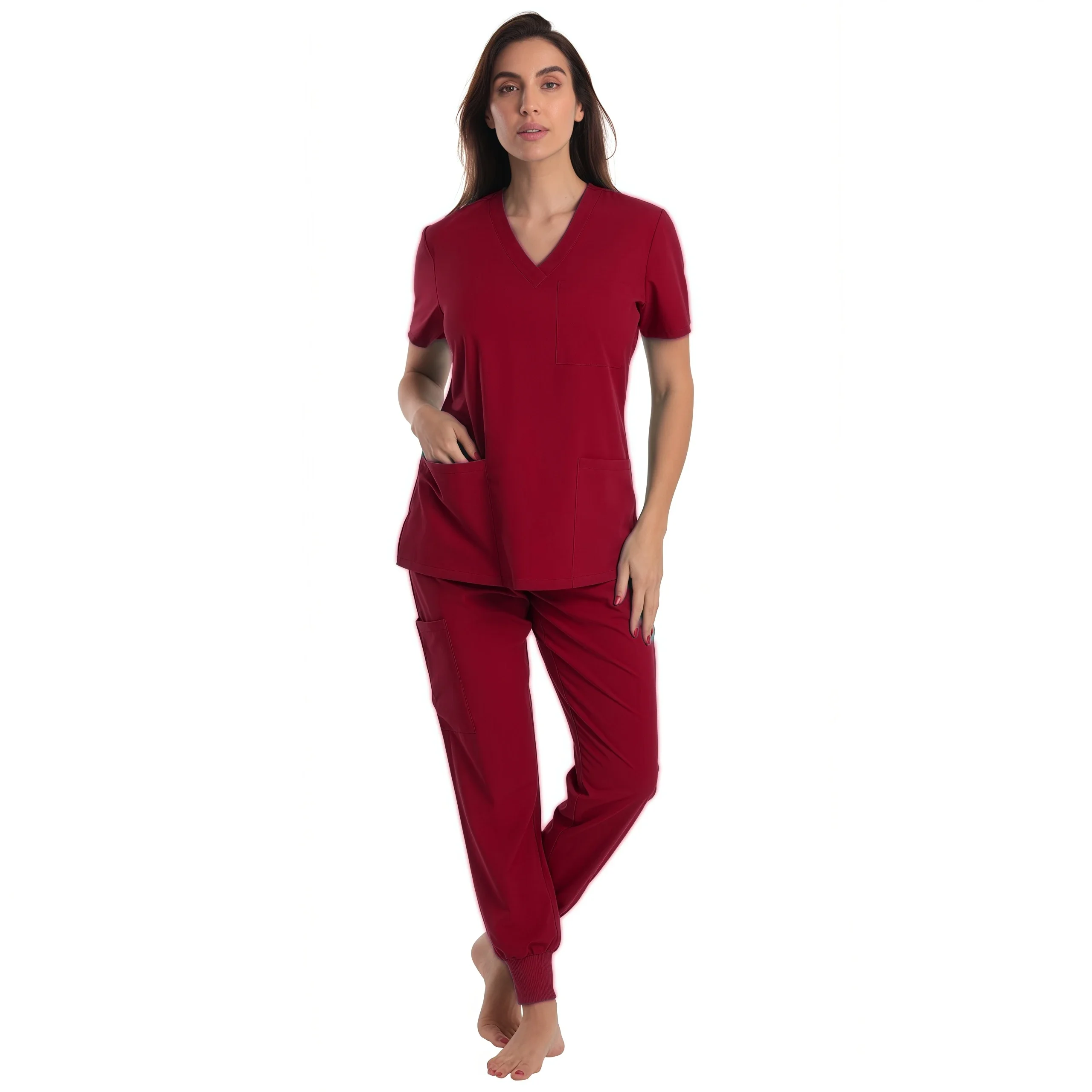 Recién llegado, ropa de trabajo de secado rápido para médico, enfermería, clínica Dental, salón de belleza, Spa, traje de trabajo, uniforme médico para mujer