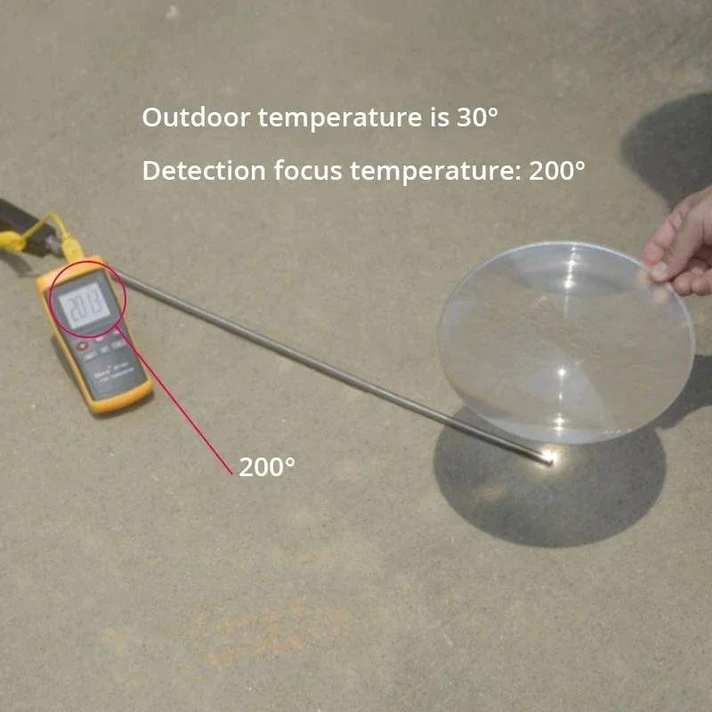 Lupa redonda rosqueada de 160 mm com lente Fresnel para lâmpada de projetor DIY