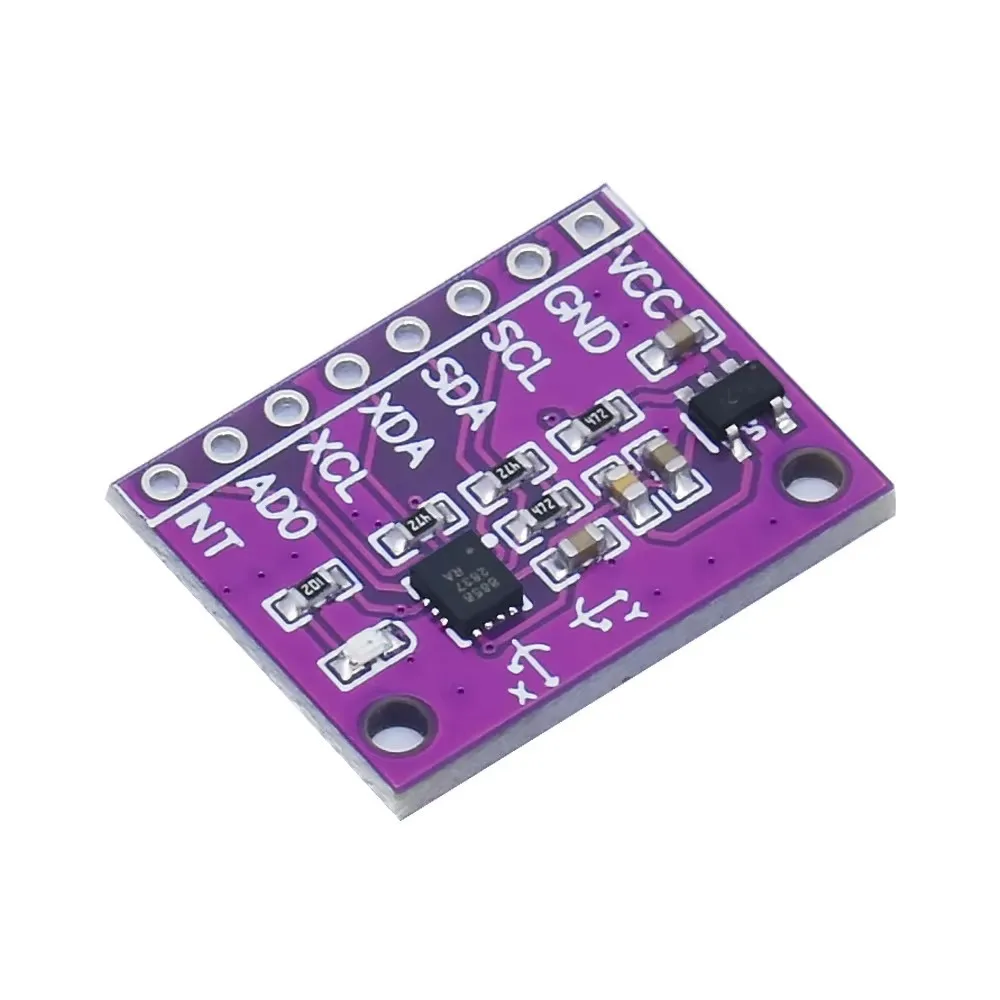 QMI8658 sensor module is compatible with the BMI160 six-axis gyroscope evaluation Board 6DFO instead MPU6050