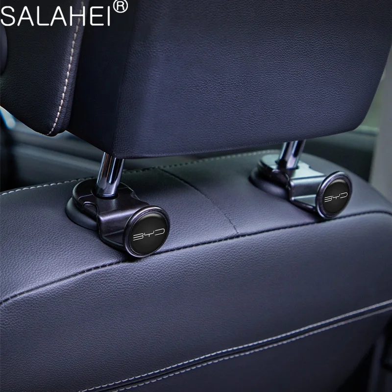 

Car Interior Hanging Clips Organizer Storage Hook Accessory For BYD Atto 3 Yuan Plus Han Tang EV F3 E6 Dmi Song F0 Qin Pro G3 I3