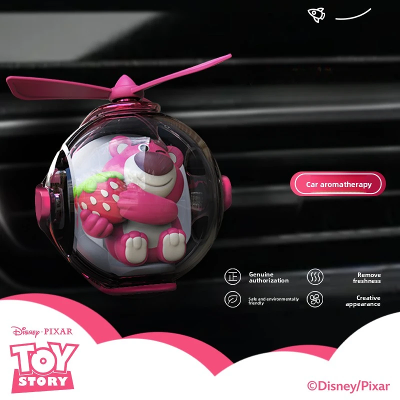مجموعة معطر هواء السيارة ديزني ستيتش بيكسار - 5 أنماط (لوتسو بير، ستيتش، مايك، ويني ذا بوه، باز لايت يير) لتنفيس السيارات