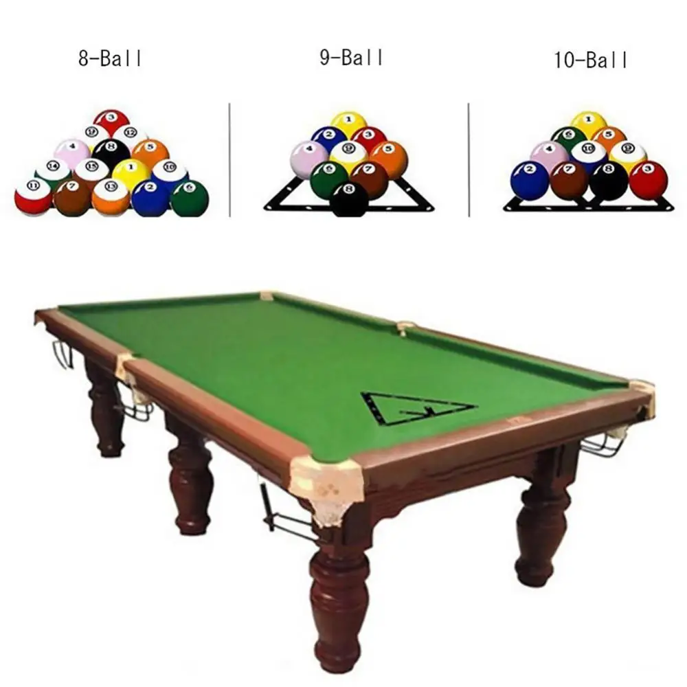 6Pcs Magic Invisible Ball Rack Billiard Rack Sheet Cue Ball Rack Triangle Cue Ball Accessory 8/9/10 Ball Combo Billar Pool Table