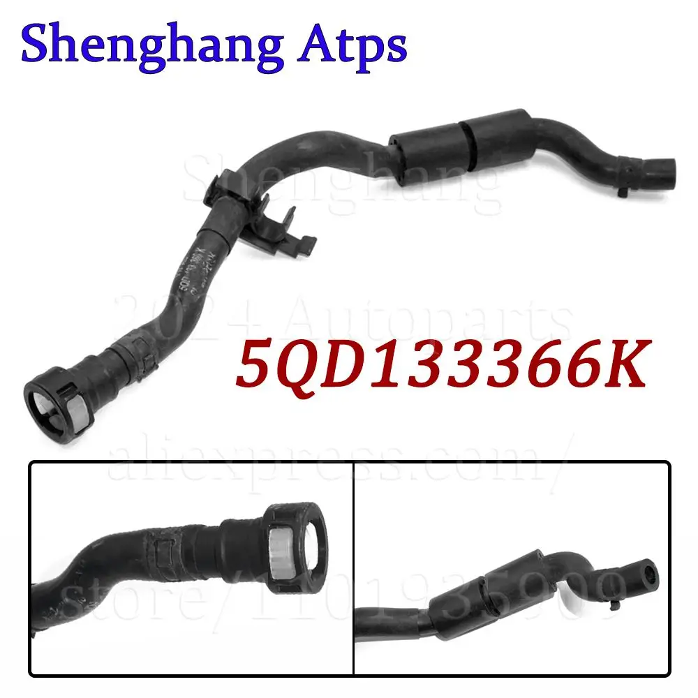 

Fuel Vapor Vacuum Purge Valve Solenoid Connecting pipe Line For 2016-2026 VW CC Skoda Kodiaq Superb 5QD133366K 5QD133366J