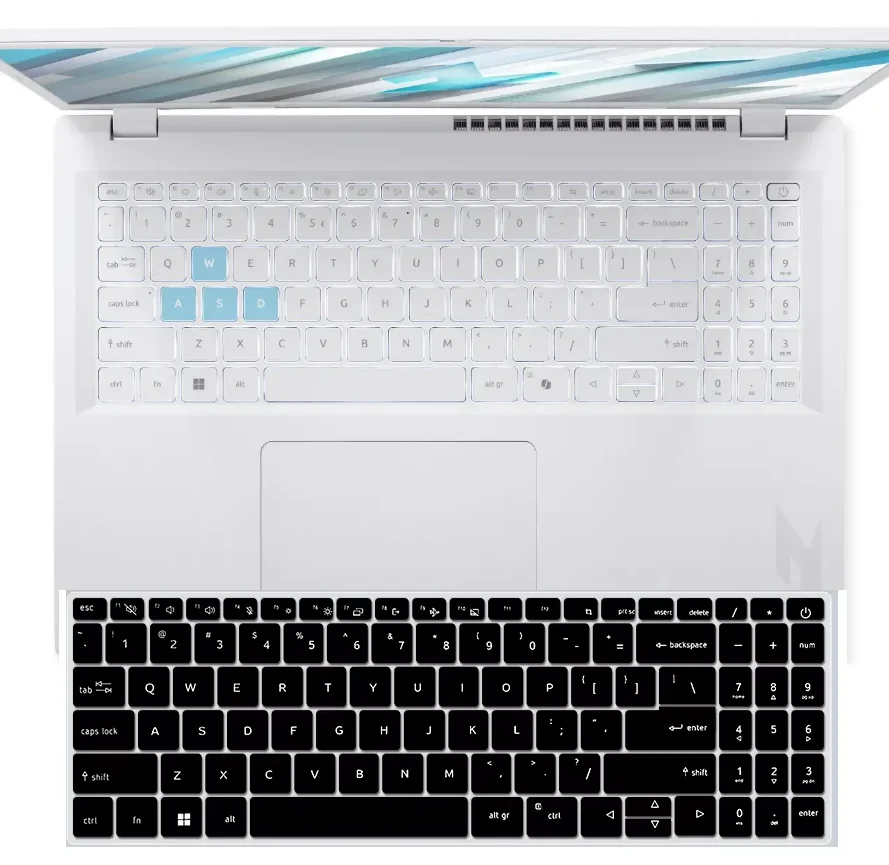 TPU Silicone laptop Keyboard cover Protector for Acer Nitro Lite 16 2025 NL16-71G-55LH NL16-71G 16 inch 2025
