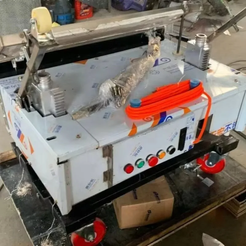 Automatic Portable Wall Plastering Machine with Motor 800/1000/1200mm Width & 3m Height 600/h Efficiency for Indoor Use