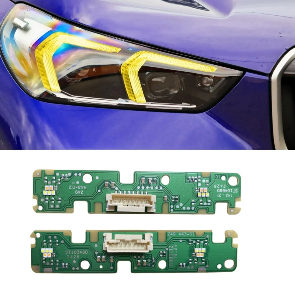 CSL U11 Yellow Daytime Running Light LED Boards Angel Eye For 2022 2023 BMW U11 X1 U12 X2 LED Headlight 63115A64446 63115A64445