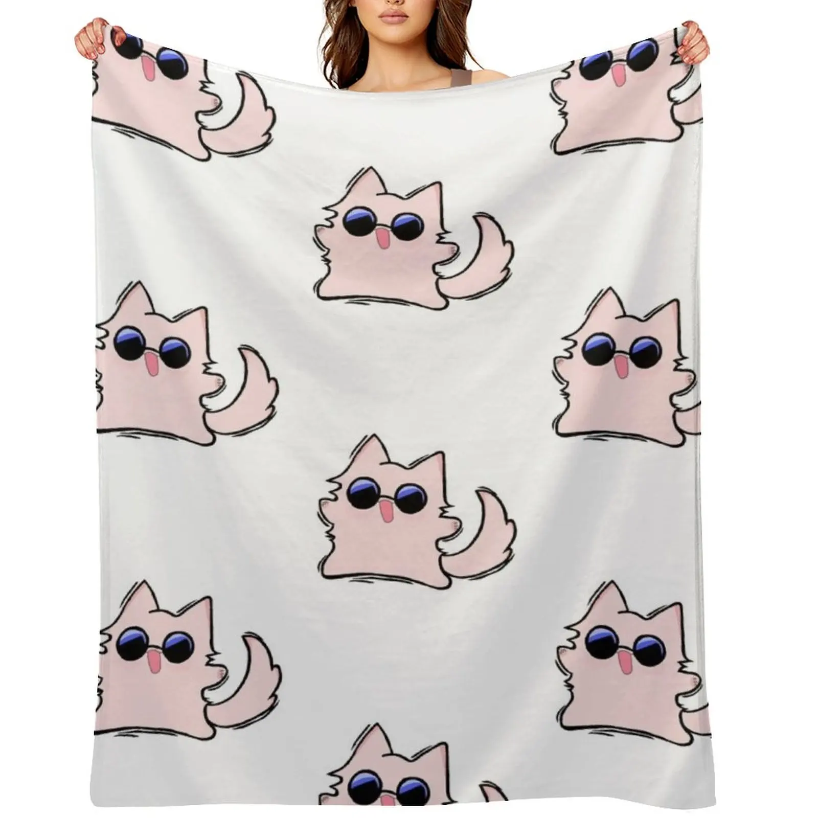 

GOJO CAT! Throw Blanket Sofa Throw heavy to sleep Sofa Quilt Designers Blankets
