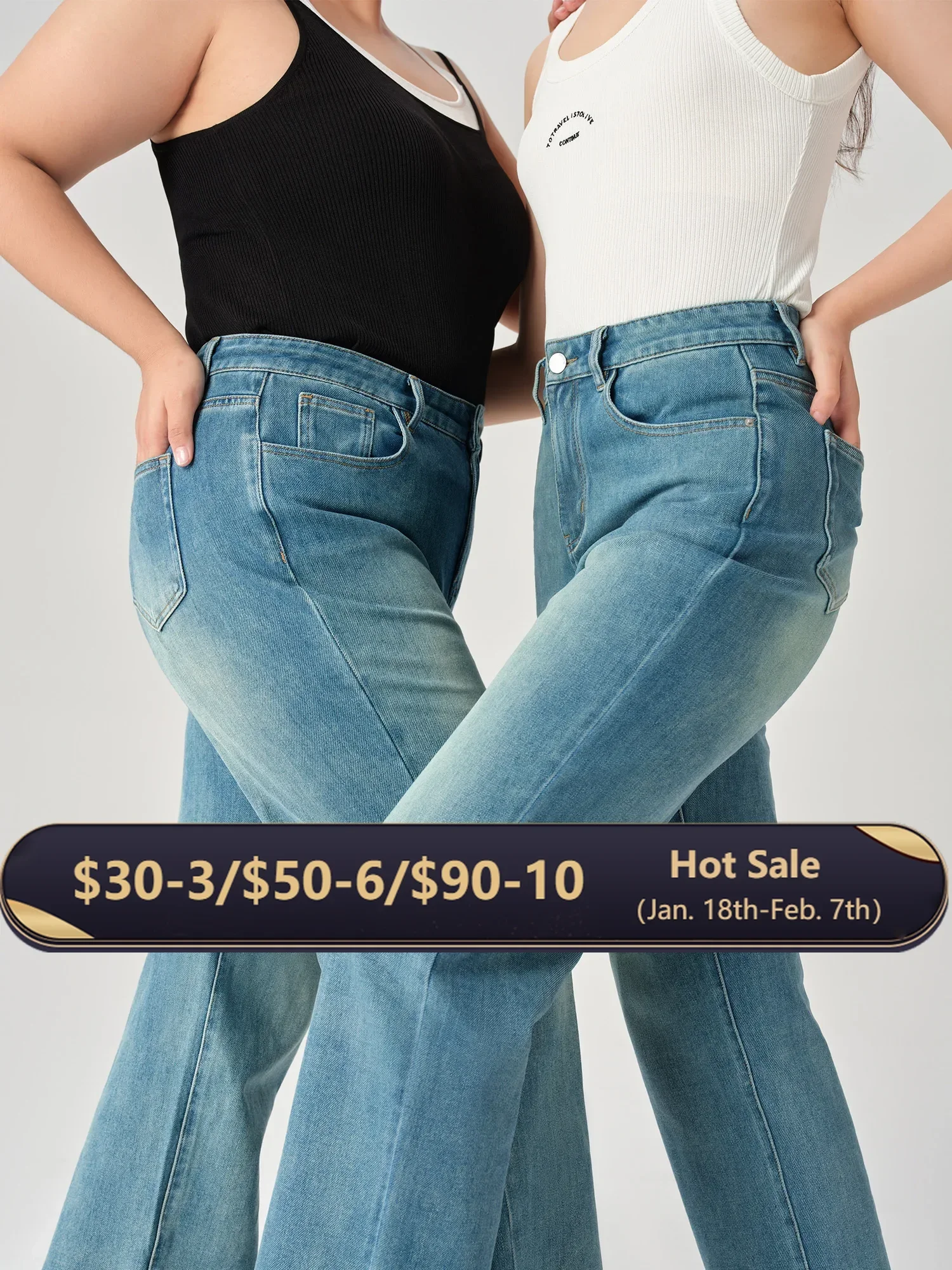 DUSHU Casual Versatile Soft Jeans For Women 2024 Autumn New Design Classic Jeans All-match Pants 24DS83022 24DS83111