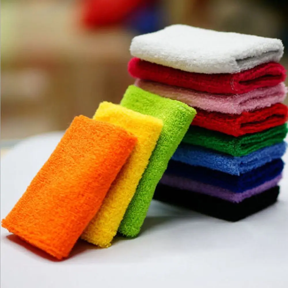 Elástico unissex moda cinta de pulso algodão pano ginásio esporte tênis badminton sweatbands pulseira guarda pulso alça mão