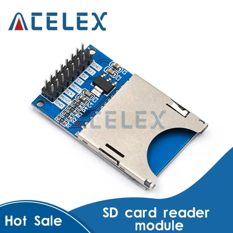 Module de lecture et d'écriture, 1 pièce, Module de carte SD, lecteur de prise ARM MCU pour arduino, Kit de démarrage DIY