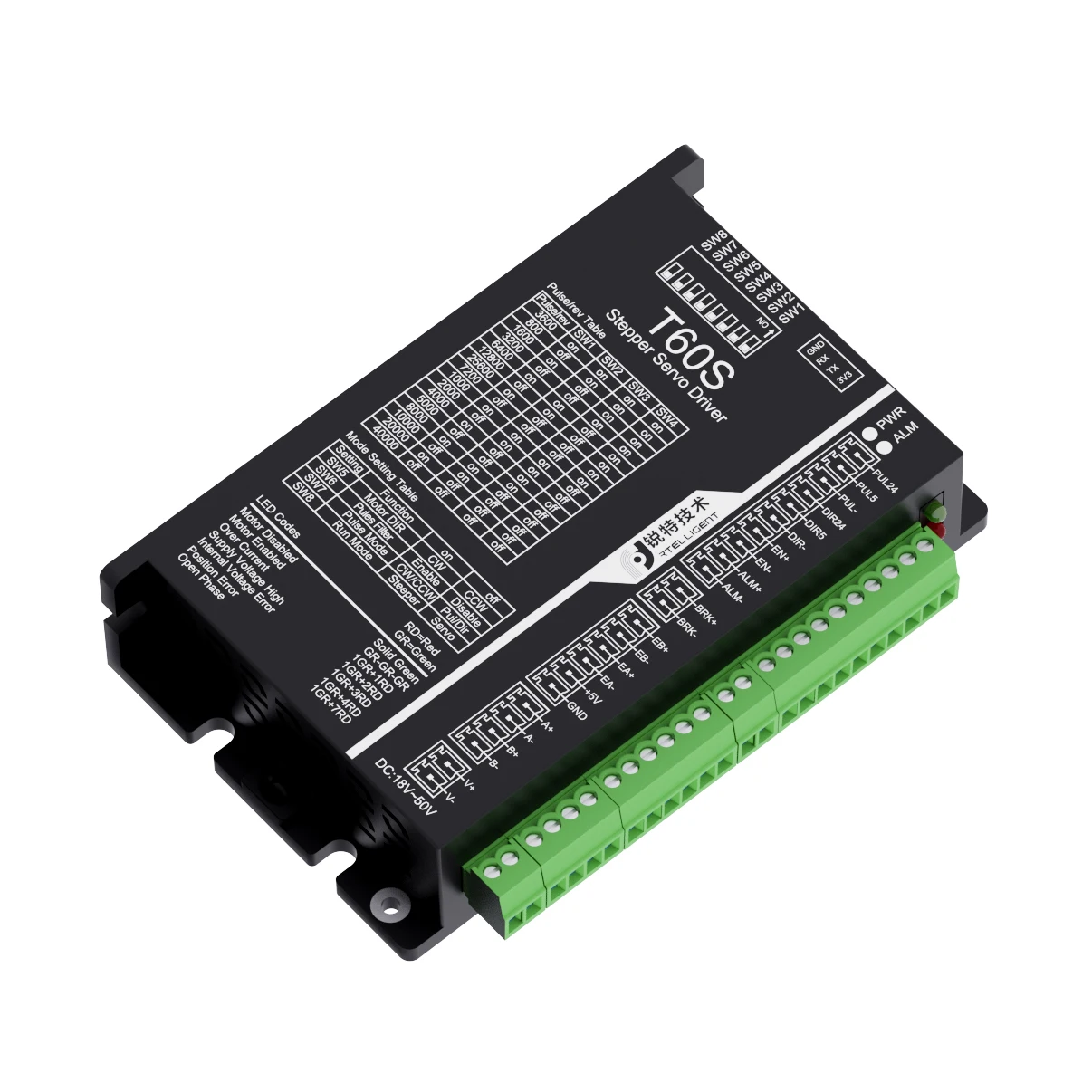 60mm*60mm 2.2N.m/3N.m/4N.m Closed Loop Stepper Motor kits 424.84Oz-in Nema 24 Stepper Motor and Drivers kit