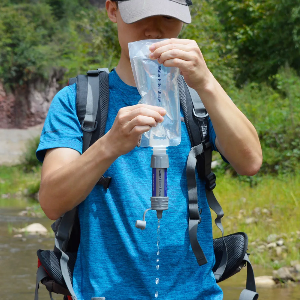 Filtro dell'acqua di emergenza personale del depuratore d'acqua all'aperto da 5000 L Mini filtro portatile per il filtro dell'acqua delle attività all'aperto