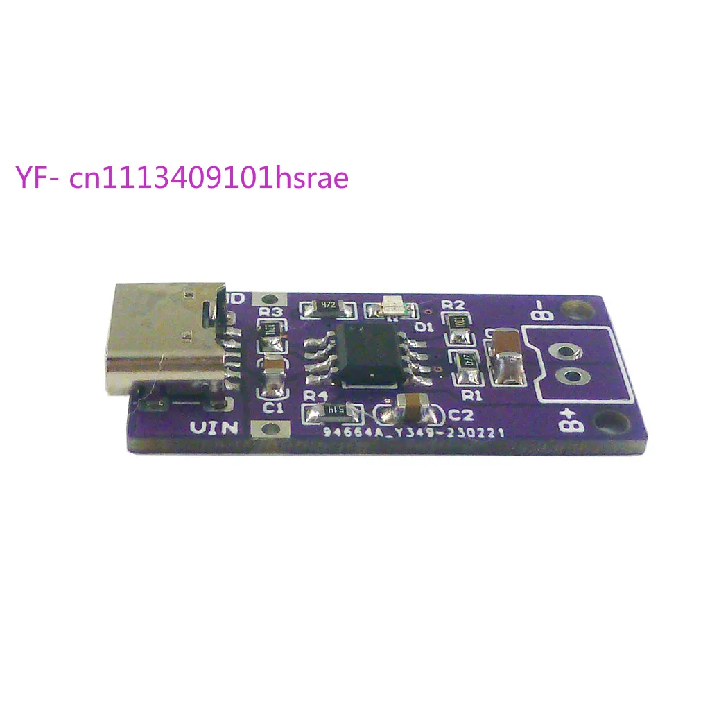 Type-C NiMH Battery Charger Module, 1/2/3-Cell 100mA/500mA/800mA for 1.2V 2.4V 3.6V Nickel-Metal Hydride Battery