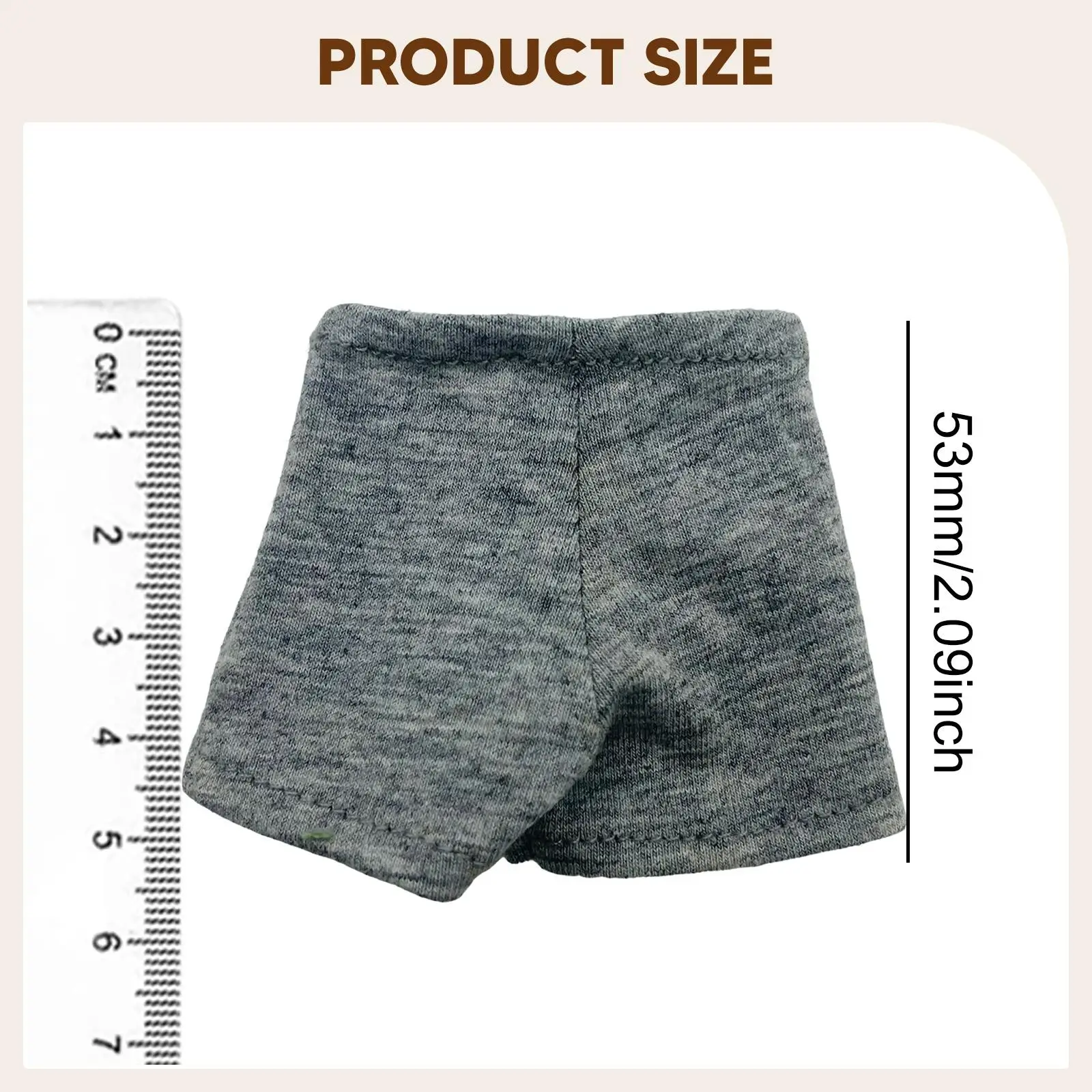 Mini pantalons courts miniatures pour figurine de poupées féminines de 12 pouces, échelle 1:6