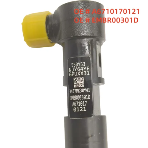 Inyector de combustible diésel CRDI A6710170121 EMBR00301D de alta calidad para SsangYong Korando C Actyon Sports Stavic Rexton 2.0d