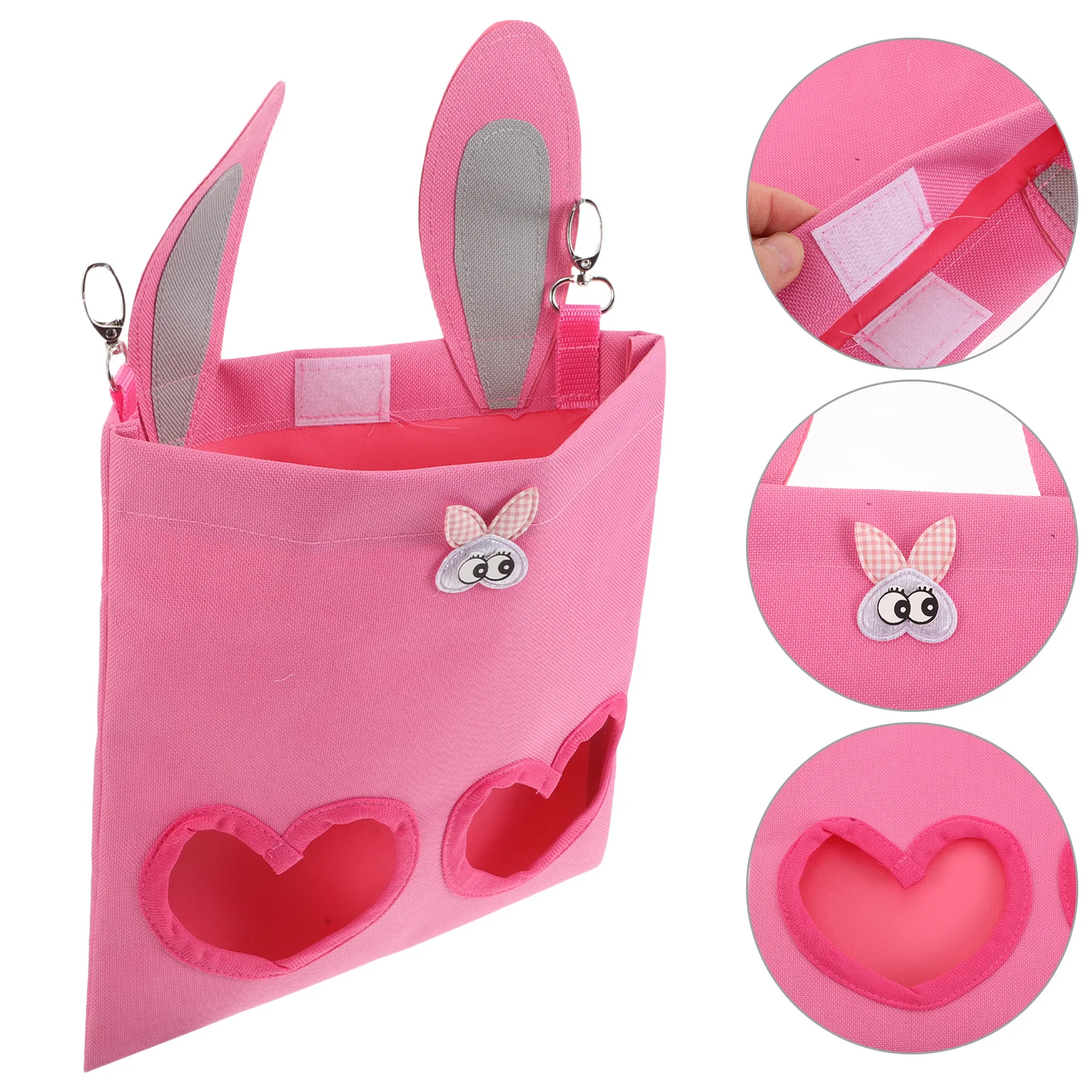 

Bunny Hay Feeder Bag Small Animal Hanging Hay Holder Dispenser Storage for Rabbits Chinchillas Guinea Pigs Hamsters Supplies