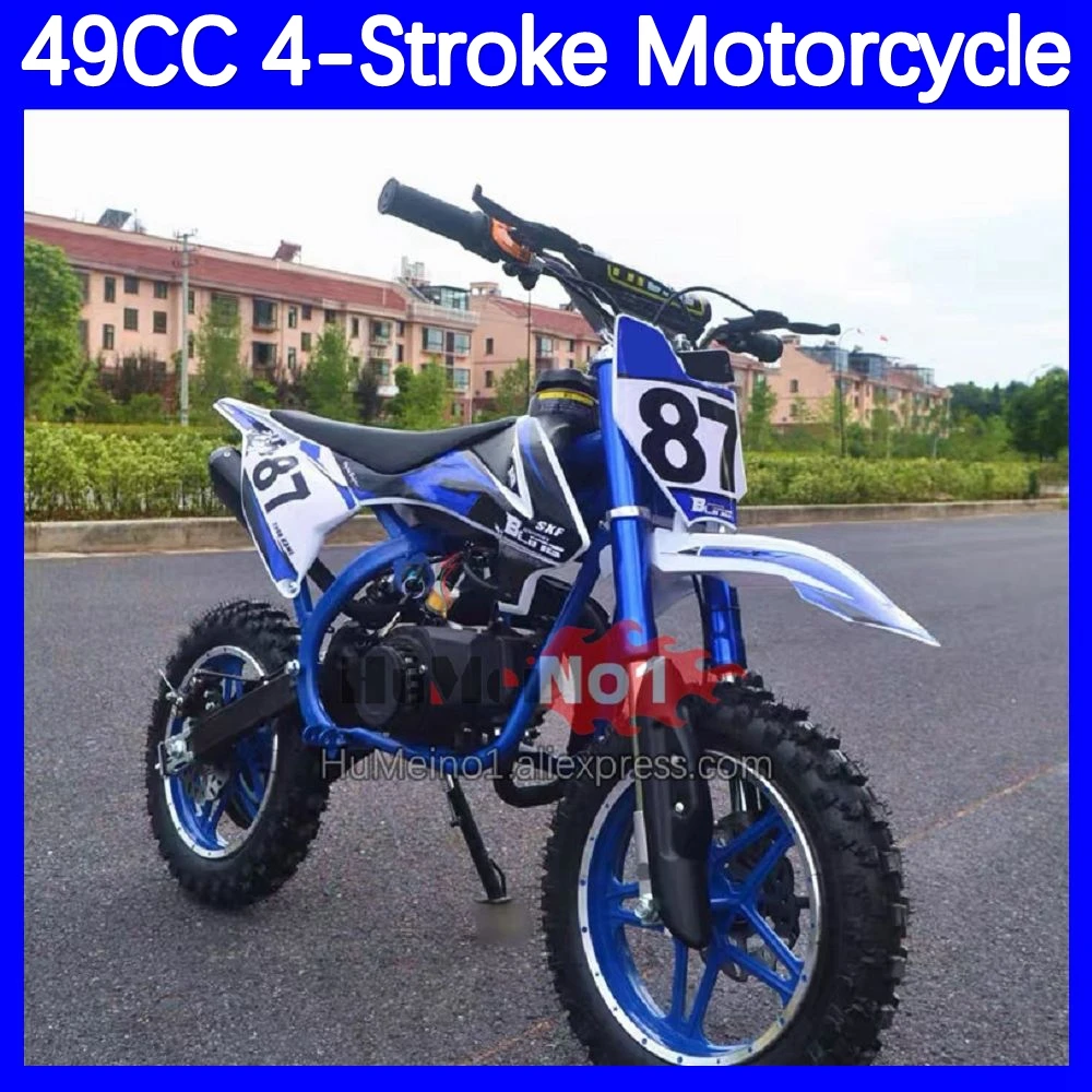 49CC 50CC 4 Stroke ATV OFF-road Gasoline Motorcycle Racing MOTO Dirt Bike Motorbike For Adult Children Boy Girl Child Men Women