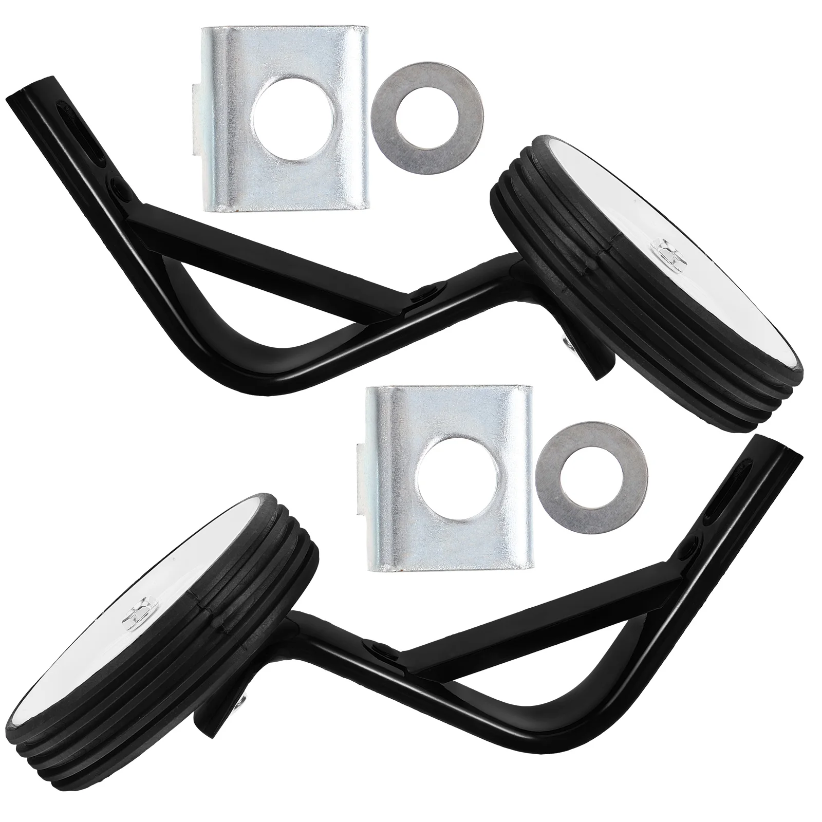 

1Pair Auxiliary Wheel Parts Heavy-Duty Bike Training Wheels for Sturdy Steel Plastic Stabilizer Easy Install Replaceable