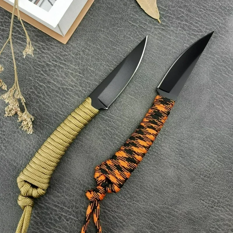 

MKC Маленькие мини-многофункциональные ножи edc с лезвием 440C Нож с фиксированным лезвием и оболочкой Kydex уличный мобильныйverteidigung Прямой нож