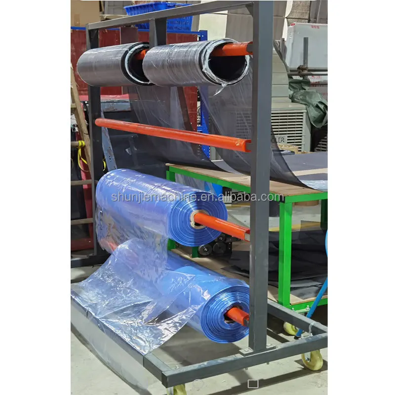 Multiple Membrane Plastic Shrink Cosmetic Film Packaging Film Storage Racks Shrink Film Transport Cart