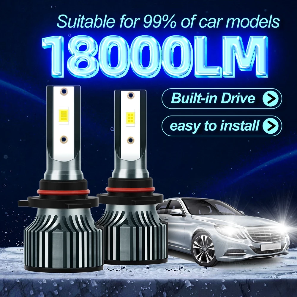 18000LM H7 H4 Canbu… - image