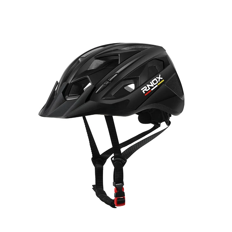 Road Leisure Helmet in Stock Solid Color Free Size Bicycle Ultralight Black Helmet Foreign Trade Helmet