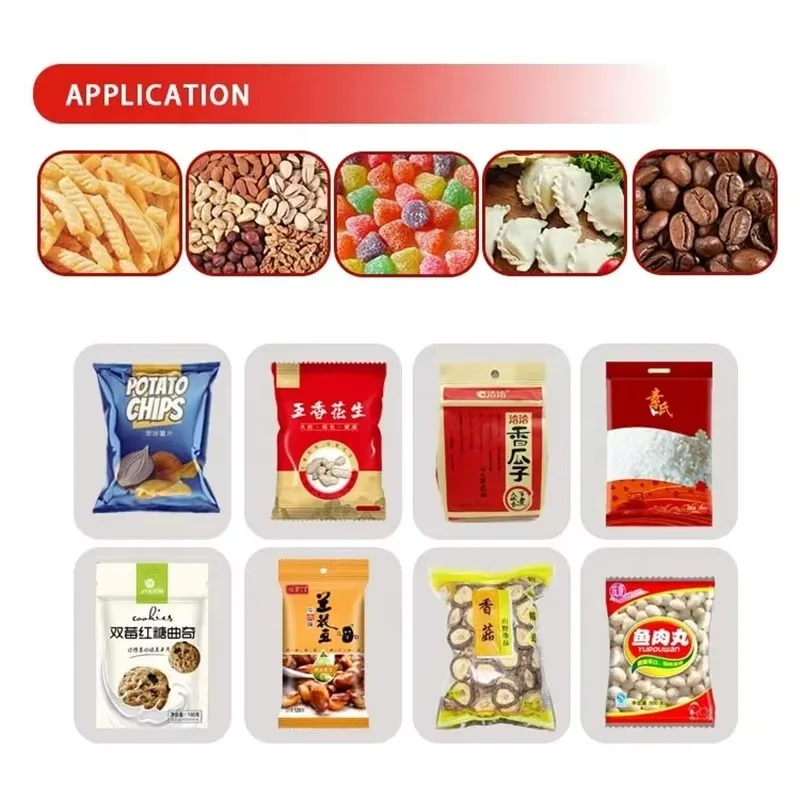 2 Head Linear Weigher Automatic for Granule Grains Cereal Snack Weighing Machine Industrial Packaging Scale High Speed
