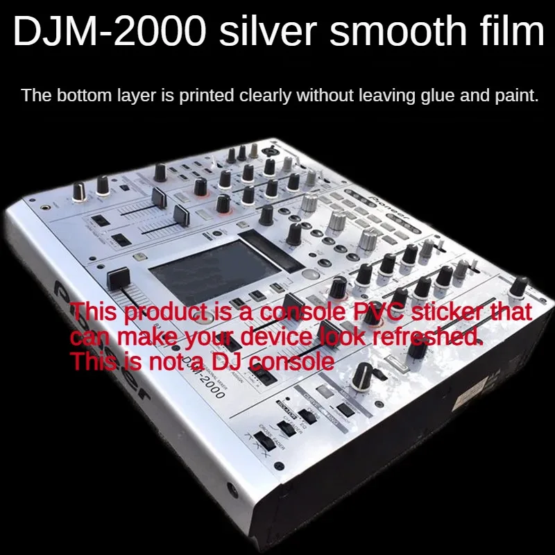 Pioneer DJ Film Djm2000 Mixer Djm2000nexus Panel Stickers White Silver Glossy in Stock Supply