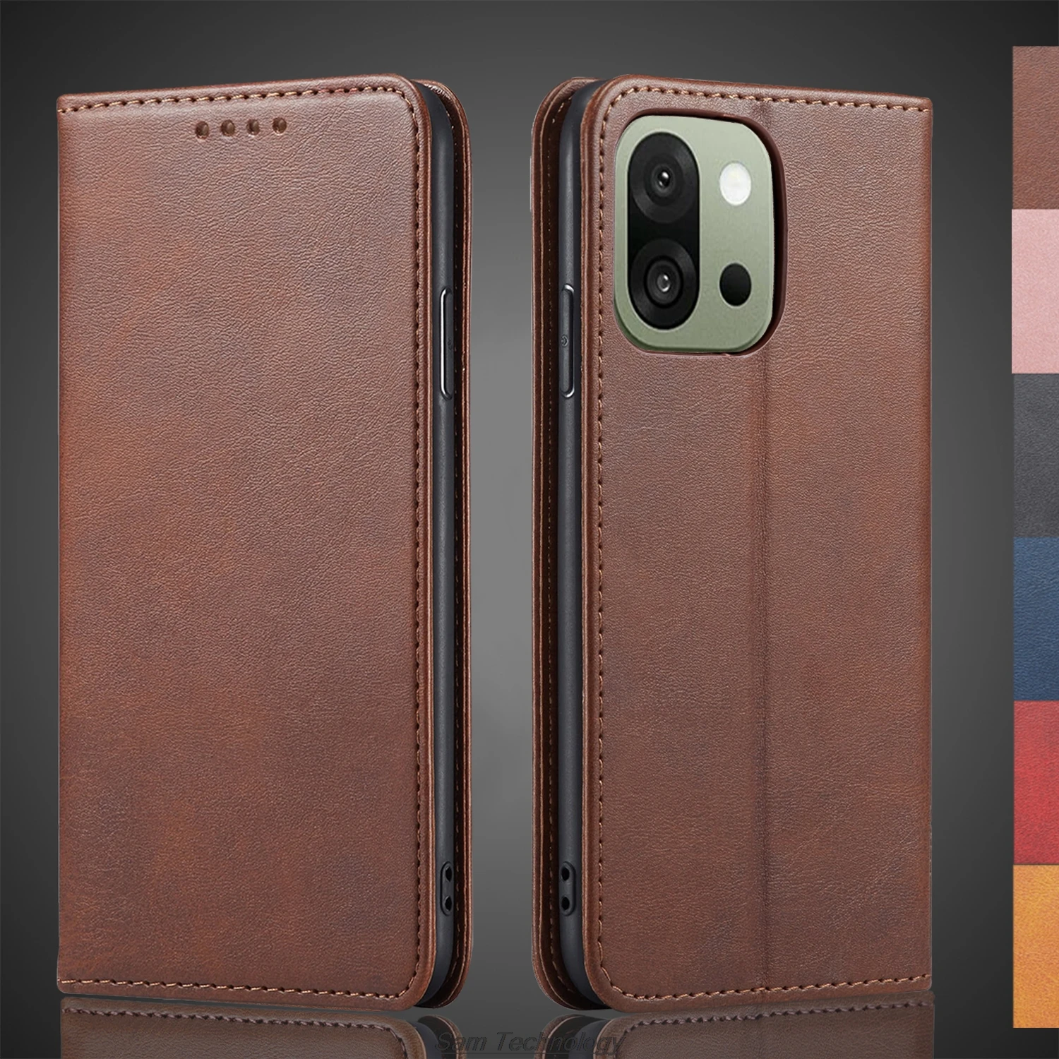 

Magnetic attraction Leather Case for Oneplus 13s / 1+13s Holster Flip Cover Case Wallet Phone Bags Capa Fundas Coque