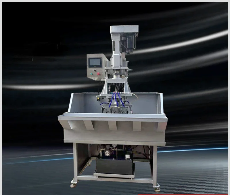 Round Rod Dotting Drilling Tapping Chamfering All-in-One Machine High Heel Shoes Drilled