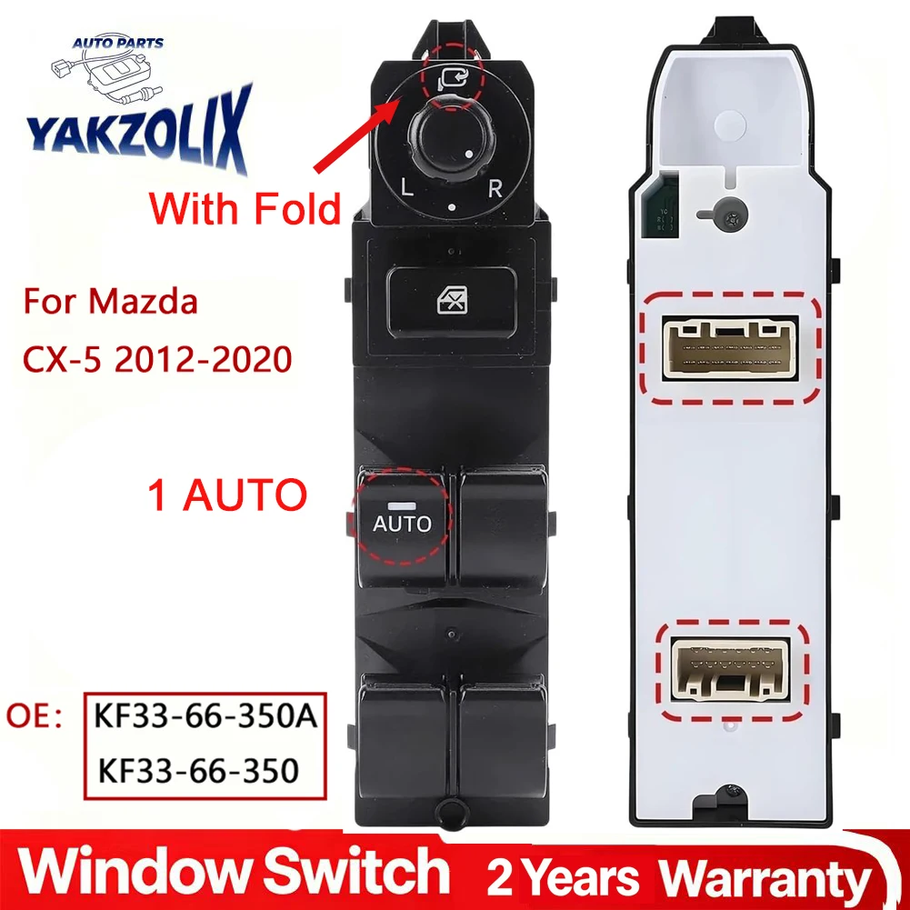 For Mazda CX-5 2012 2013 2014 2015 2016 2017 2018 2019 2020 Electric Master Power Window Control Switch Lifter Button Car Parts