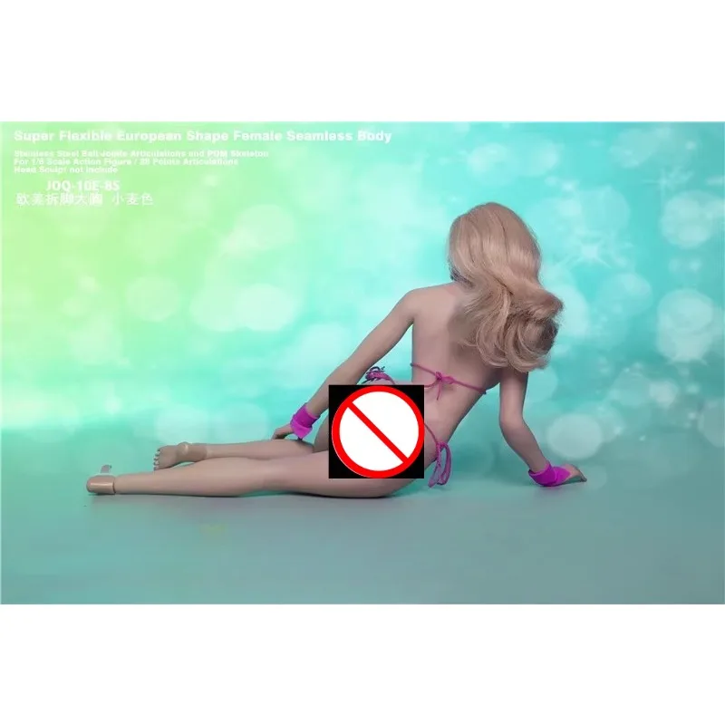 

12-дюймовая европейская форма, большая грудь, женское тело, масштаб 1/6, супергибкая бесшовная съемная фигурка для ног, игрушка-кукла