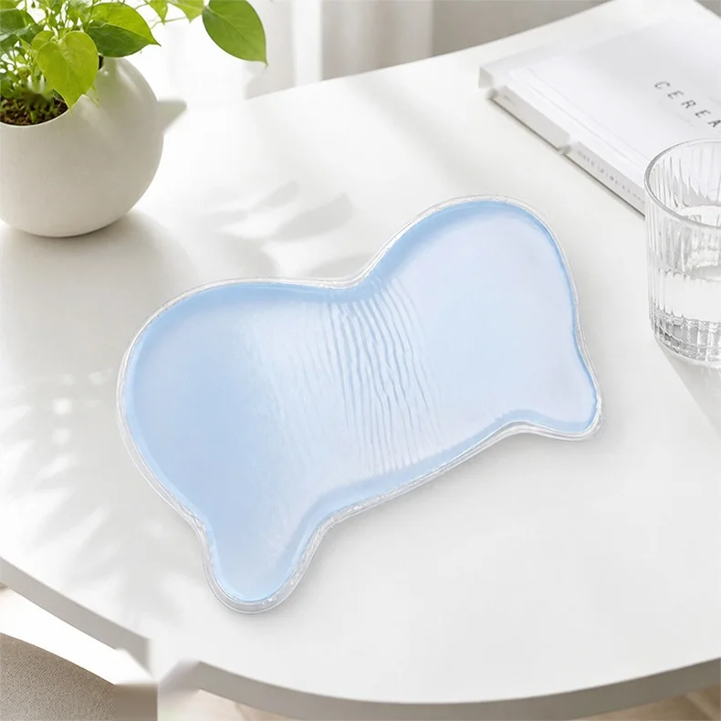Silikon-Handgelenkauflage Mauspad Hellblau 5 Stile Ergonomische Rutschfeste Schreibtischunterlage Büro Gaming Weich – Detail 4