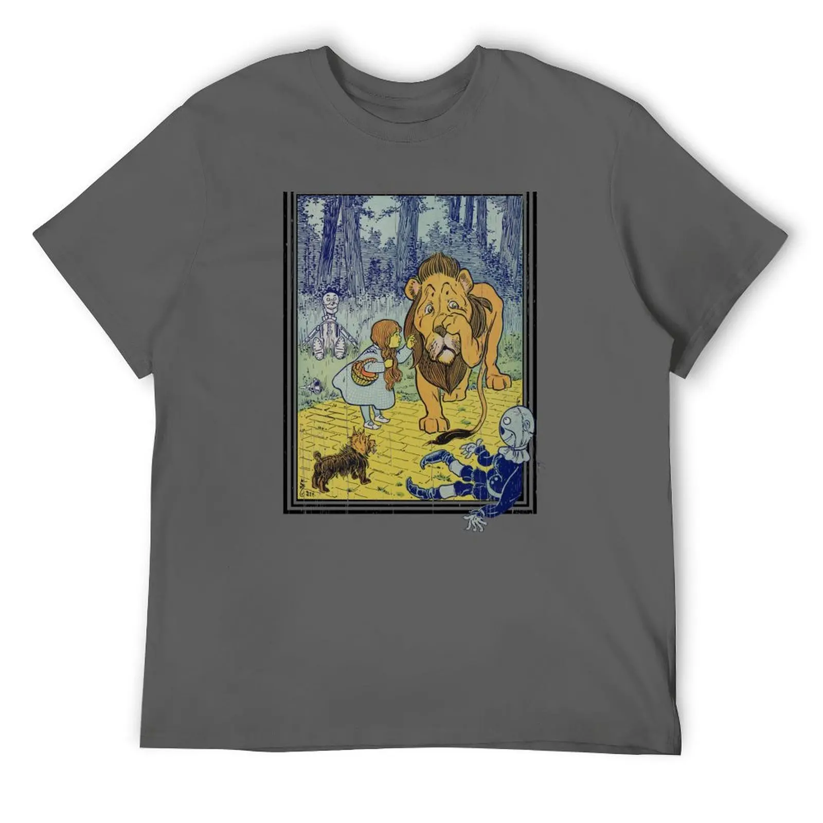 

Dorothy, the Scarecrow, the Lion, and the Tin Woodman from Wizard of Oz T-Shirt funny gifts plus sizes shirts men graphic