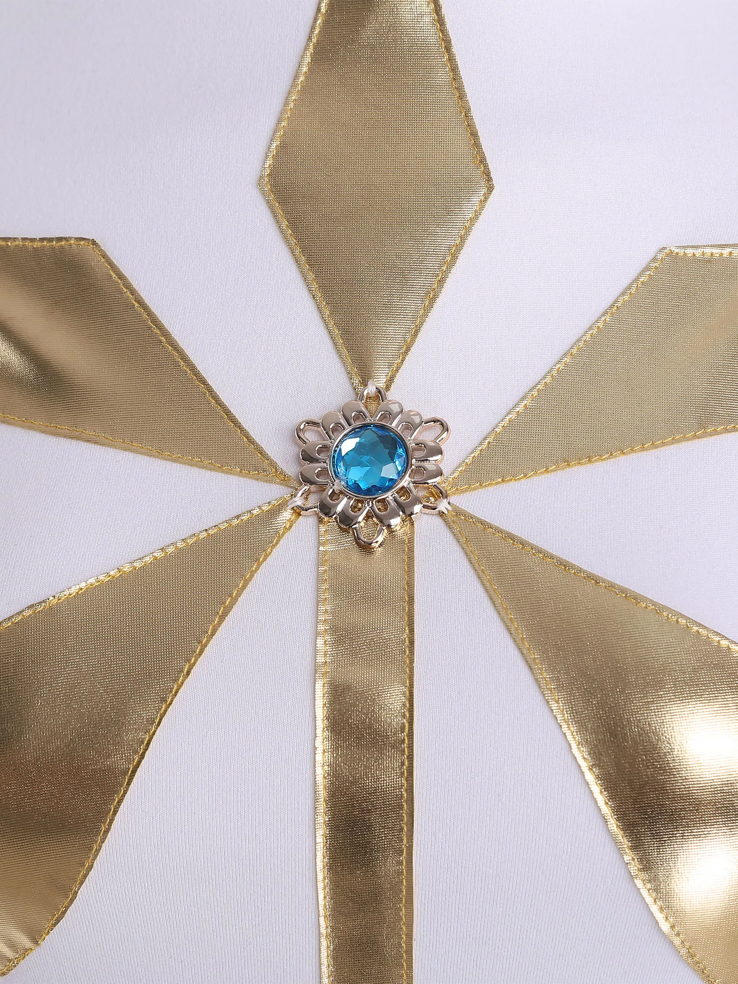 Costume da principessa per Halloween Power da donna, costume da festa cosplay, frac con strass metallici scintillanti con mantello e maniche lunghe