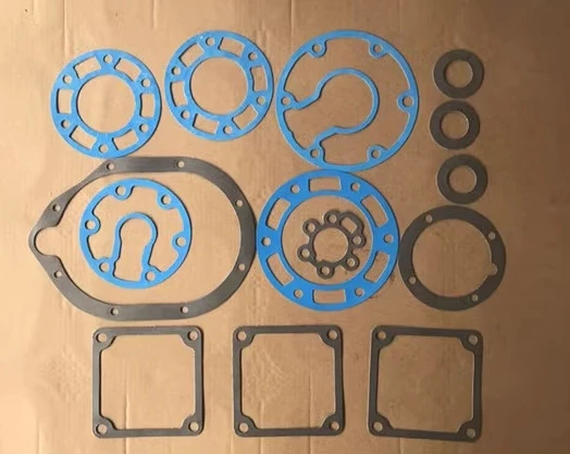 مجموعة حشية الختم لضواغط الهواء الصناعية - مجموعة صيانة بديلة لفلتر الزيت وأغطية الرأس #6