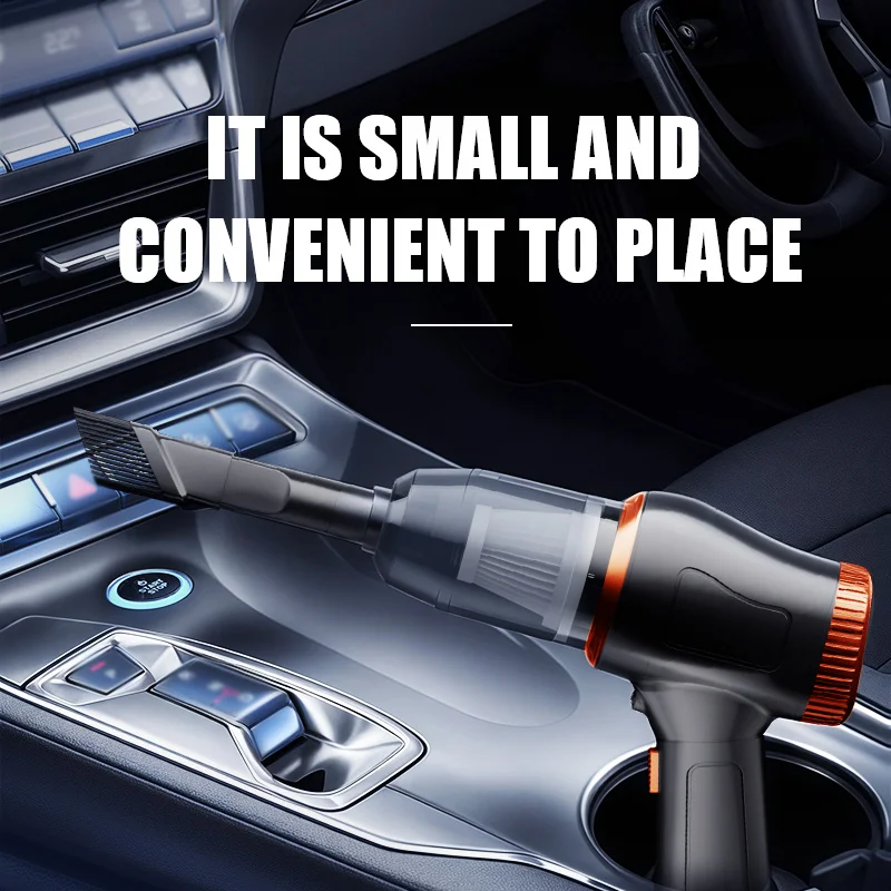 Car Wireless Vacuum Cleaner Strong Suction Handheld Wet Dry Auto Vacuum Home & Car Dual Use Mini Vacuum Cleaner Home Appliance