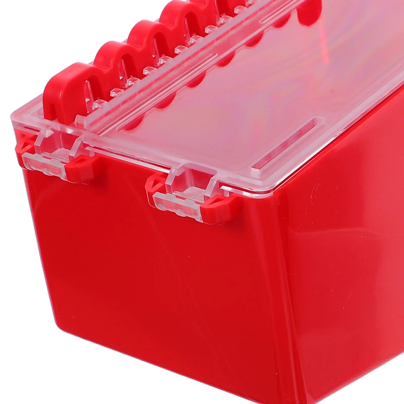 Red Wall Mounted Key Lock Box 8-Slot Group Lockout Tagout Station with Clear Panel Outdoor Weatherproof Security Safe for Keys
