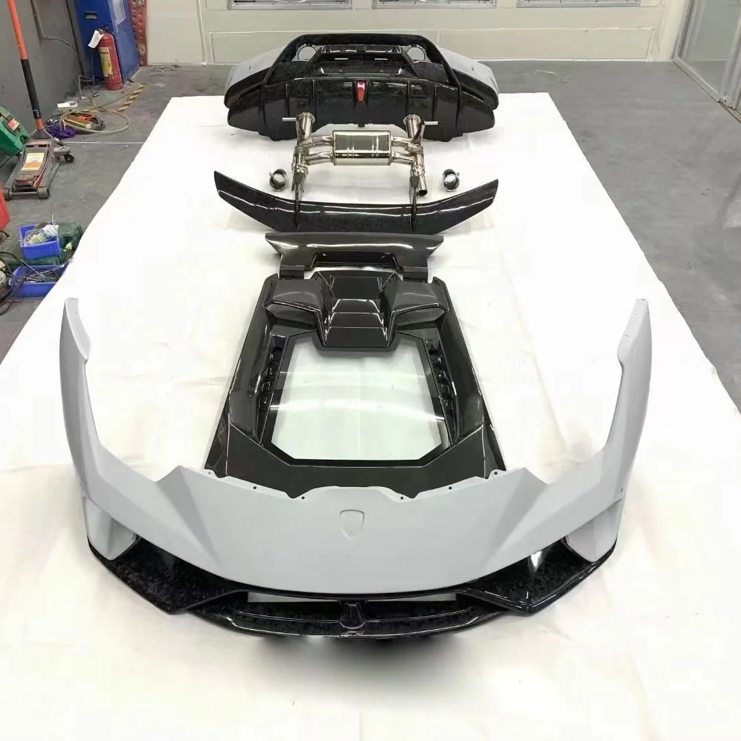 طقم هيكل LP640-4 من ألياف الكربون الجافة لـ Huracan LP610 LP580 إذا لم يكن إعدادًا مثاليًا واسترداد مزدوج