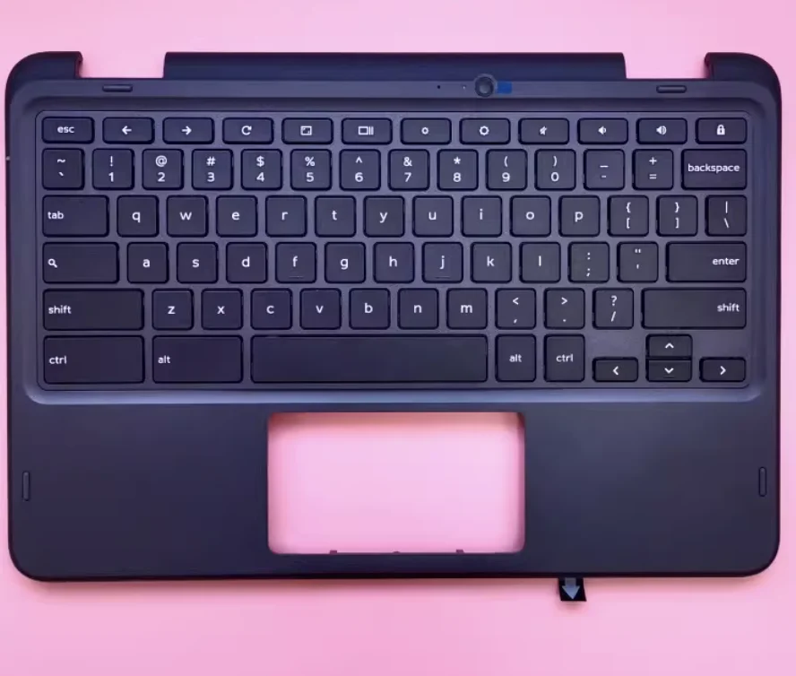 

Верхняя крышка для Dell Chromebook 11 3100, чехол-подставка для рук, клавиатура 2 в 1, замена 0WFYT5 WFYT5