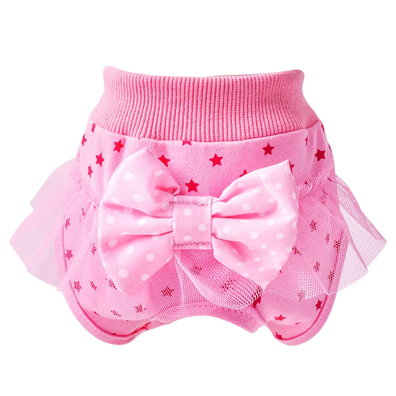 Cute Pet Dog Panty Physiological Pants Diaper for Puppy Female Small Pet Dog 10E